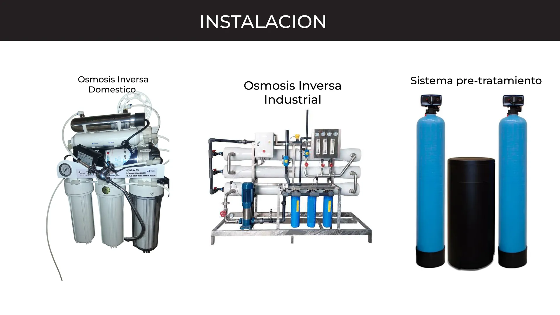 Servicios de instalación profesional de sistemas de agua y piscinas - BlueDrop SRL