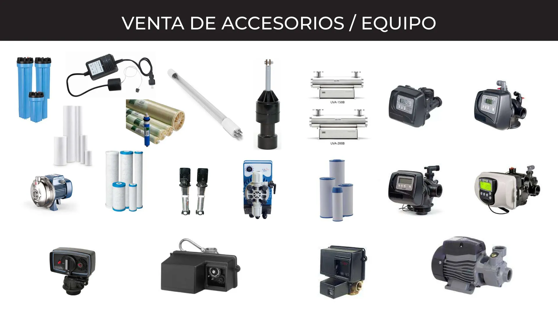 Venta de accesorios y equipos para piscinas y sistemas de agua - BlueDrop SRL